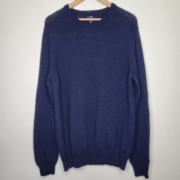 J. Crew Wool Elbow Patch Sweater, Size XL - Picture 1 of 8